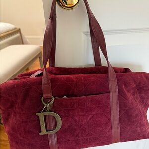 Dior Deep Red Satchel Bag